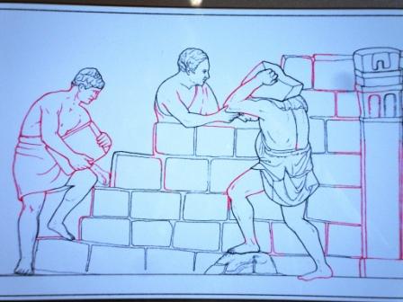 Roman construction techniques in handling stone History of Project Management